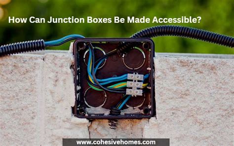 do junction boxes need to be readily accessible|install floodlight without junction box.